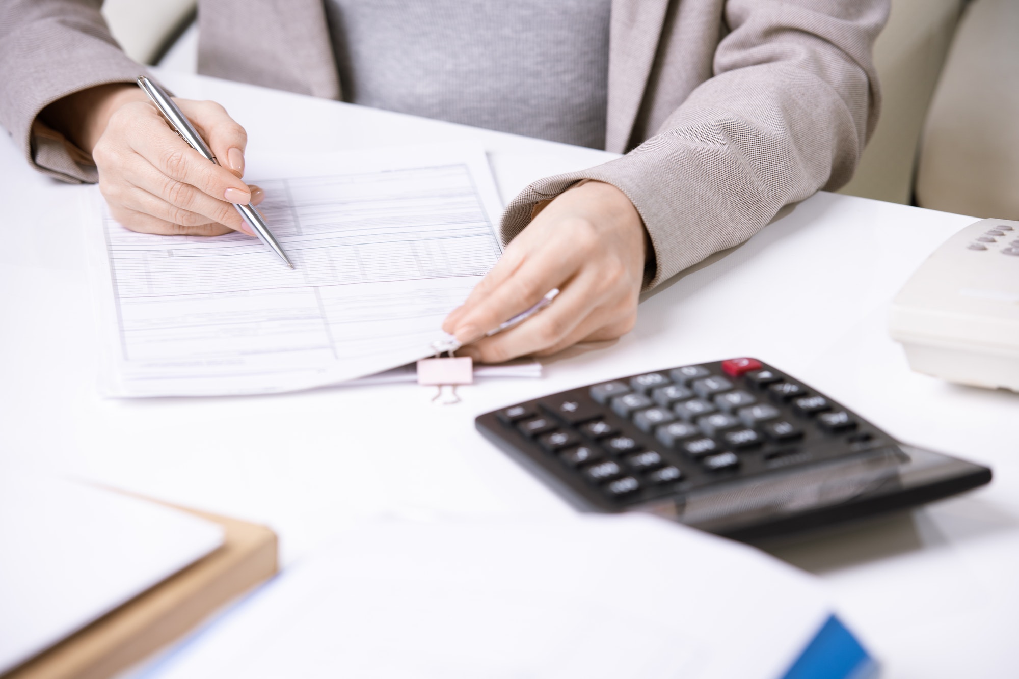 Filling financial form